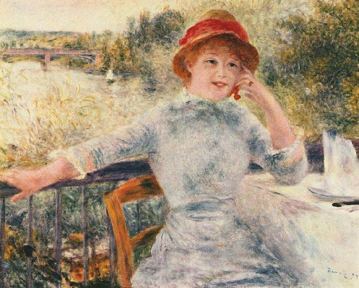Pierre-Auguste Renoir Portrat der Alphonsine Fournaise Spain oil painting art